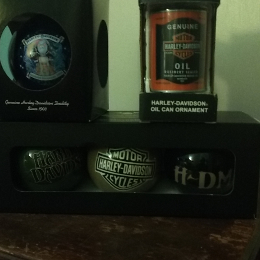Harley Davidson Christmas Ornaments